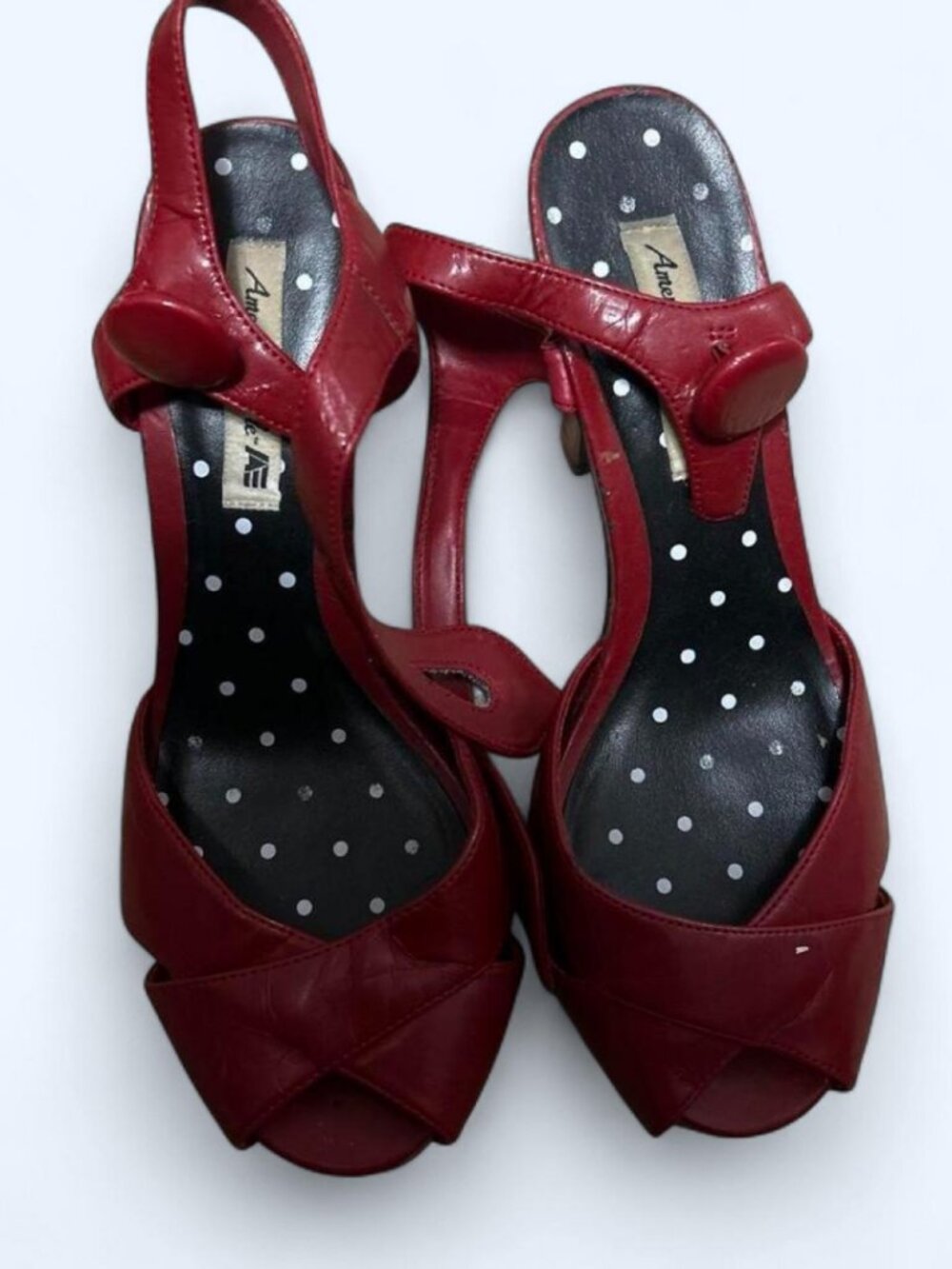 American Eagle Women's Red and Burgundy Footwear